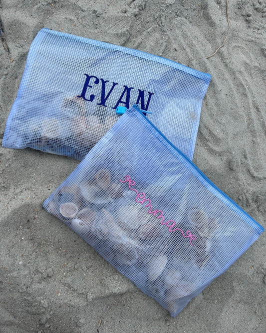 Embroidered Zipper Bags