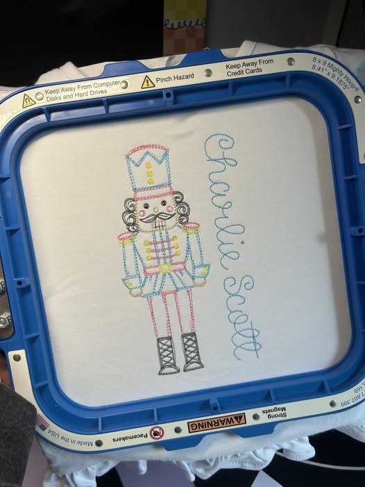 Embroidered Nutcracker Tee