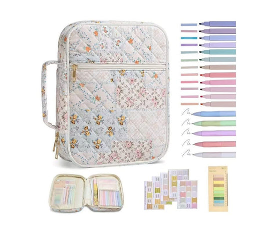Patchwork Embroidered Bible Cover